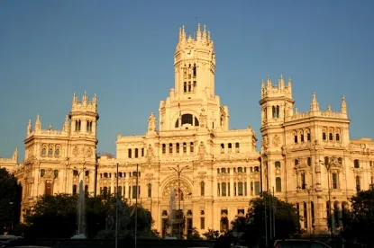 The City Council building in Madrid