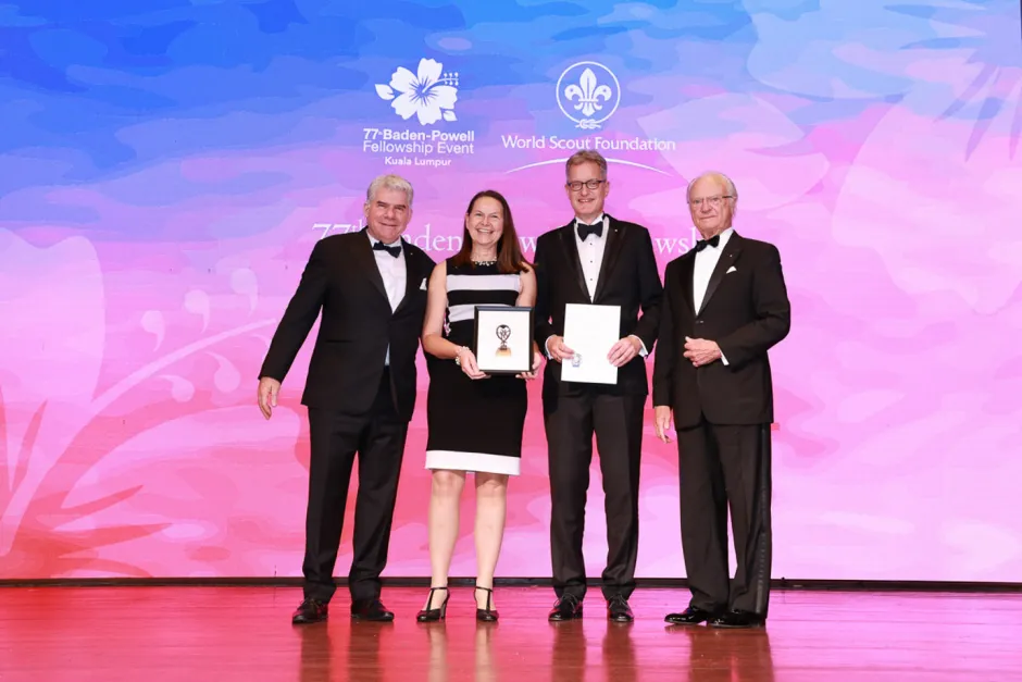Recognitions with His Majesty and the WSF Chair