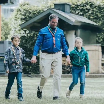 HRH Prince Guillaume of Luxembourg awarded Bronze Wolf