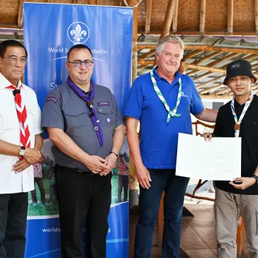 Strengthening World Scout Foundation connections in Indonesia.